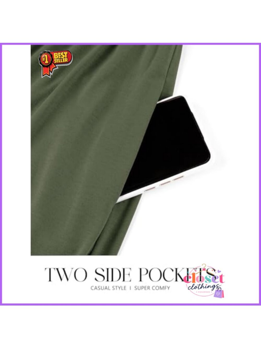 Womens Nursing Midi Dress Sleeveless Tiered Breastfeeding Pockets - Picture 5 of 5